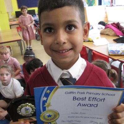 End of Year 1 Trophy Winners